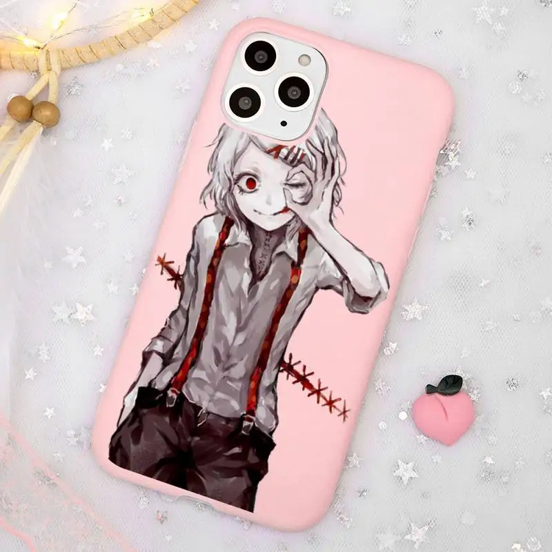 

anime JUUZOU SUZUYA Tokyo Ghouls Phone Case Candy Color for iPhone 11 12 mini pro XS MAX 8 7 6 6S Plus X SE 2020 XR