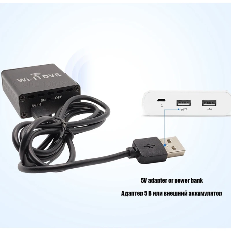 1080P WI-FI DVR Беспроводной небольшой цифровой видеорегистратор с 720P Мини Камера