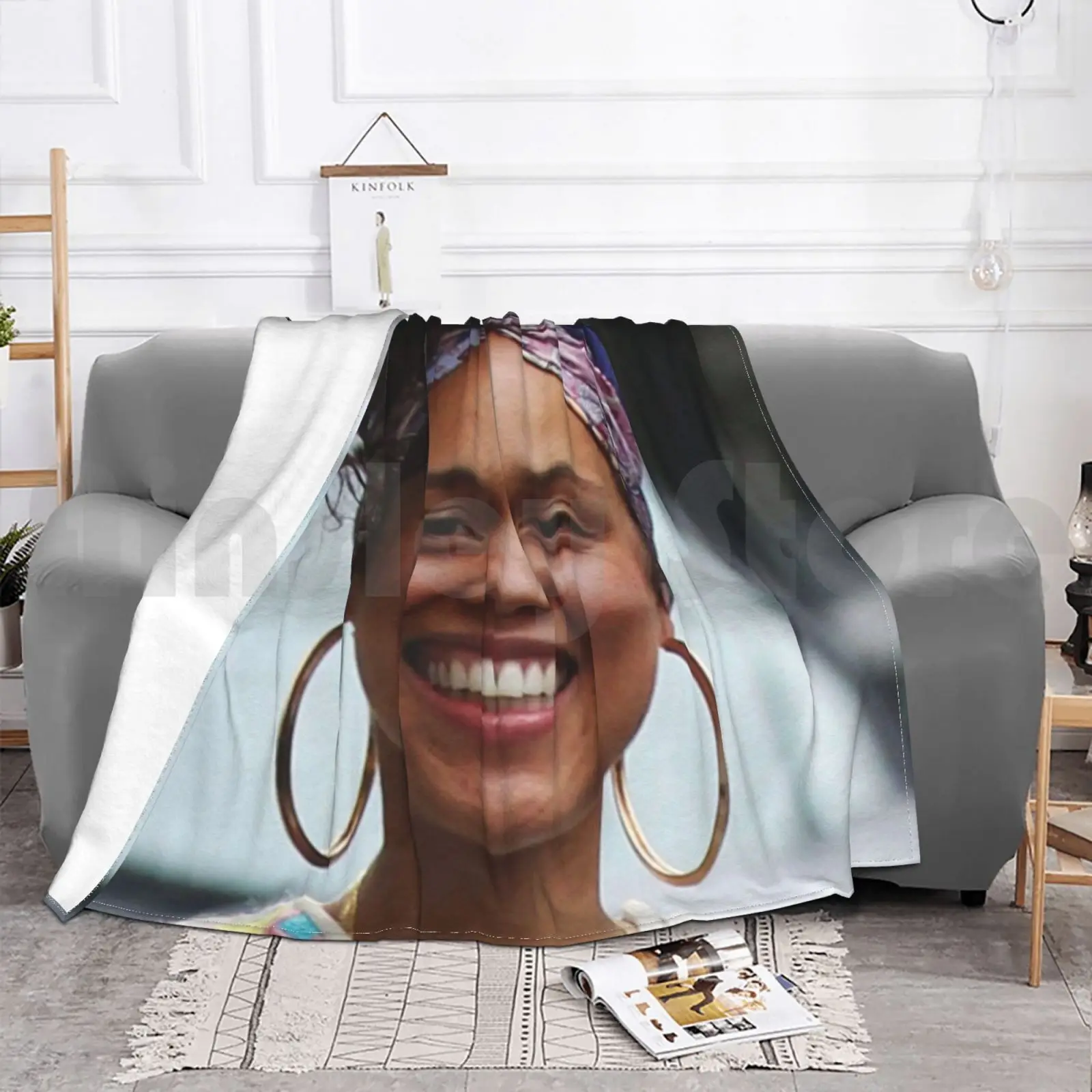 Одеяло Alicia со складками для конского хвоста модное на заказ коричневые ключи