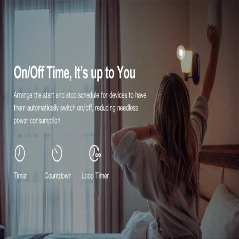 Умный двухсторонний мини-переключатель SONOFF с поддержкой Wi-Fi и управлением через