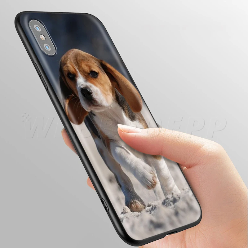 Webbedepp собака породы Бигль чехол для Apple iPhone 11 Pro XS Max XR X 8 7 6 6S Plus 5 5S SE