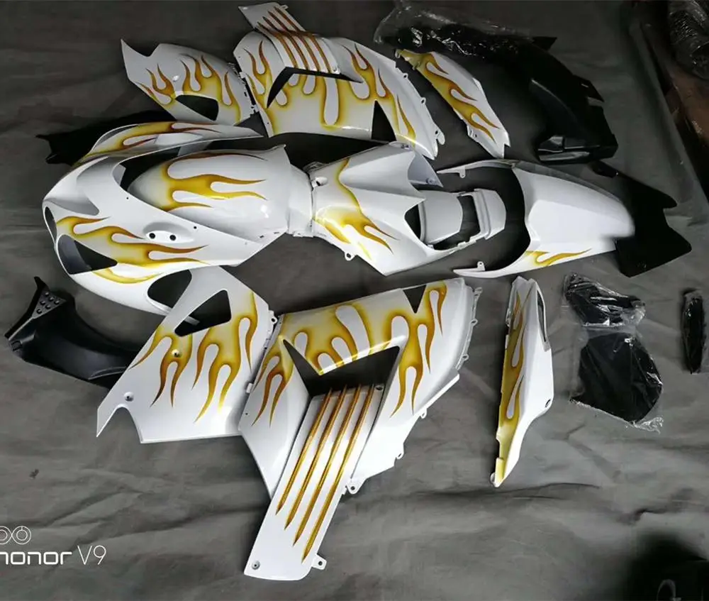 Для Kawasaki Ninja ZX14 ZX 14 ZZR1400 ZX14R 14R 2006 2011 обтекатель кузова рамка Крышка бака боковая