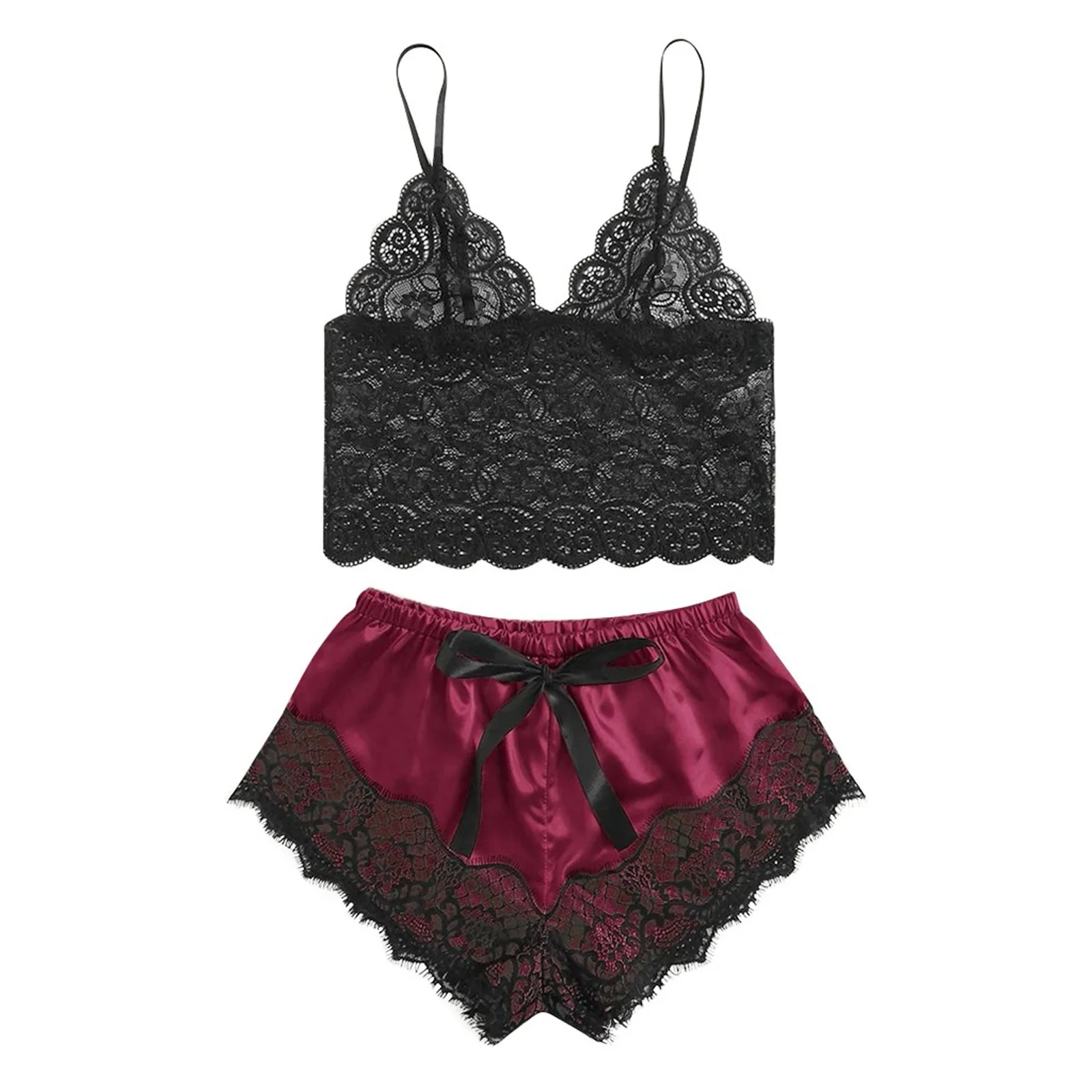 

Пикантные Женские топы для сна, пикантная Пижама, Женские топы для сна, кружевное белье, шелковое нижнее белье, одежда для сна, нижнее белье, ...