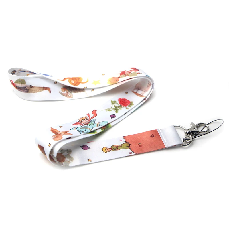 CA194 Le Petit брелок принц Lanyards держатель удостоверения личности ID карта пройти мобильный телефон USB бейдж держатель ключевой ремень