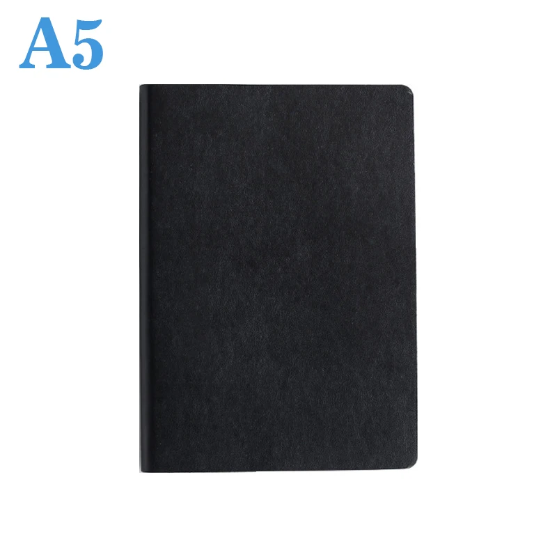 

192 Pages A5 Notebook Double Layer PU Soft Surface notebook Business meeting Notepad Office Diary Journal School Stationery