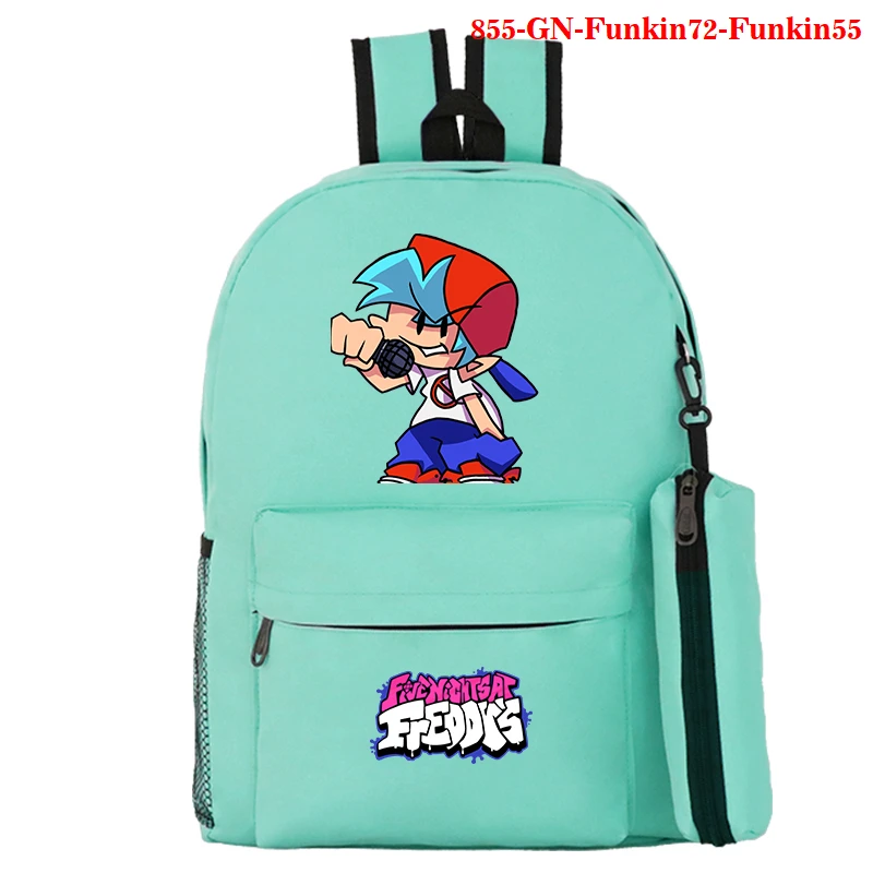 

Fashion Friday Night Funkin Print Backpack Harajuku Schoolbag Teenage Girl Backpack with Pencil Bag Female Cute Bagkpack Mochila