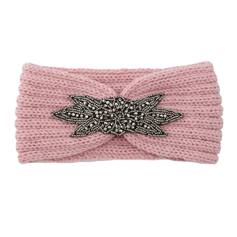 

Sweet Girls Hair Hairband Elastic Wool Turban Twist Warm Headband Women Winter Knit Hairband Comfortable Female Hair Accessories