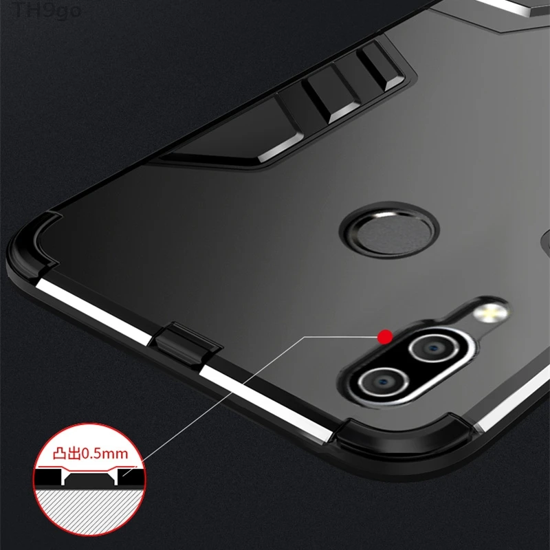 Shockproof Unisex Case Lightweight Durable Cover For Huawei Nova 2i 3 3e 3i Hybrid Armor Kickstand Mobile Phone Cases DYee |