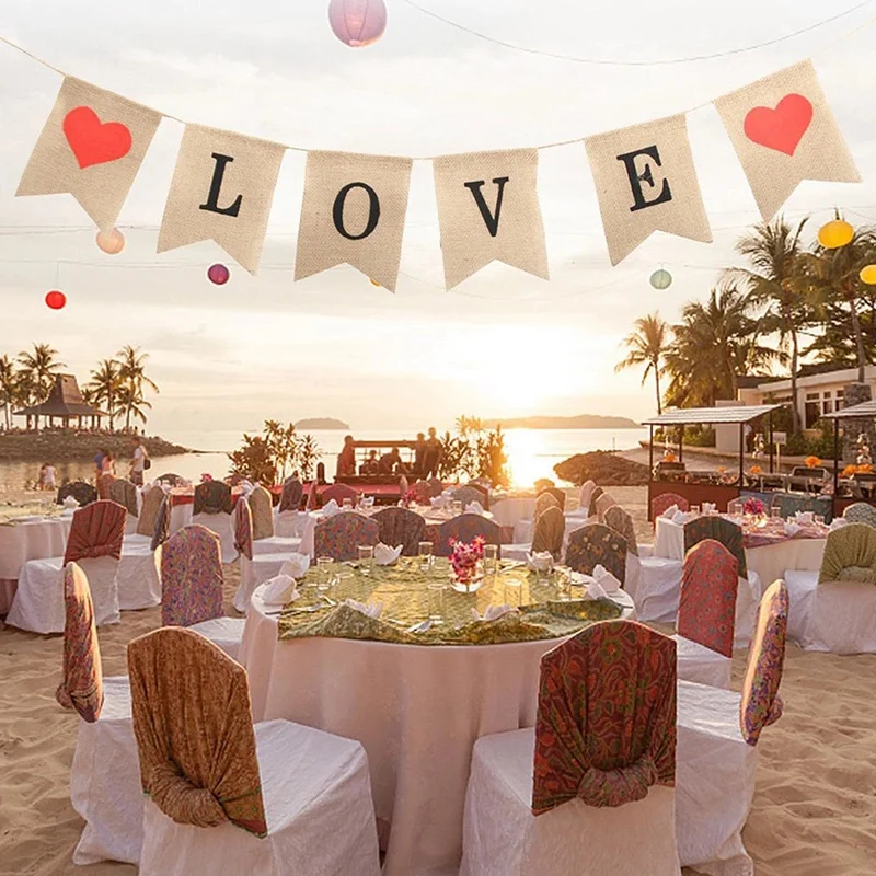 Гирлянда AAAK Love декор на День святого Валентина Свадебный баннер мистер миссис