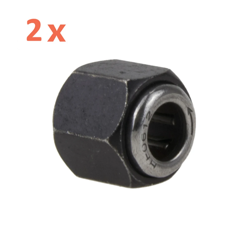 2PCS R025 12mm 14mm One Way Bearing Hex Nut for RC 1/10 HSP RC Model Car Buggy Truck VX 28 21 18 16 Nitro Engine