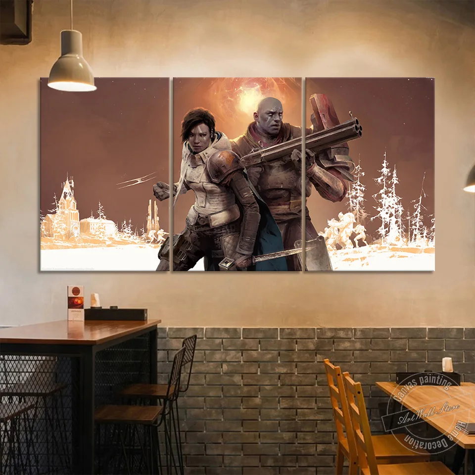 

Плакат Destiny 2 для видеоигр, HD печать, холст, искусство, настенные картины для гостиной и кухни, Декор, холст, картина, подарки на день рождения