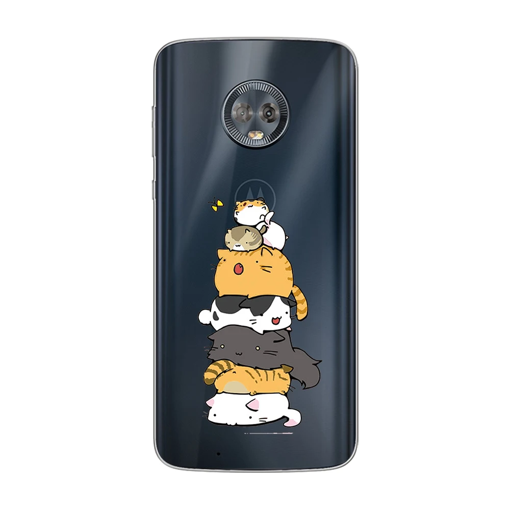 Чехлы для телефонов Motorola Moto E6 C Z2 Z3 ONE P30 G4 G5 G6 G7 E3 E4 E5 Plus Play Power X4 Мягкий Силиконовый