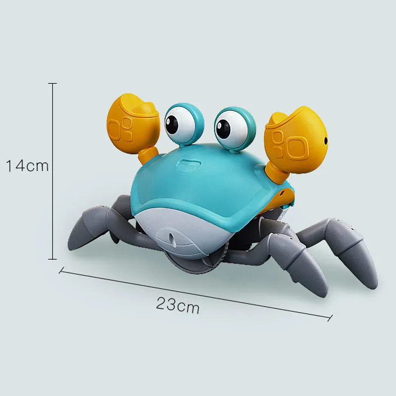 

2021 Kid Toys Bath Toys Cute Cartoon Crab Clockwork Summer Beach Toys Beach Crawling Crab Gift for Children Kids Girls Boys