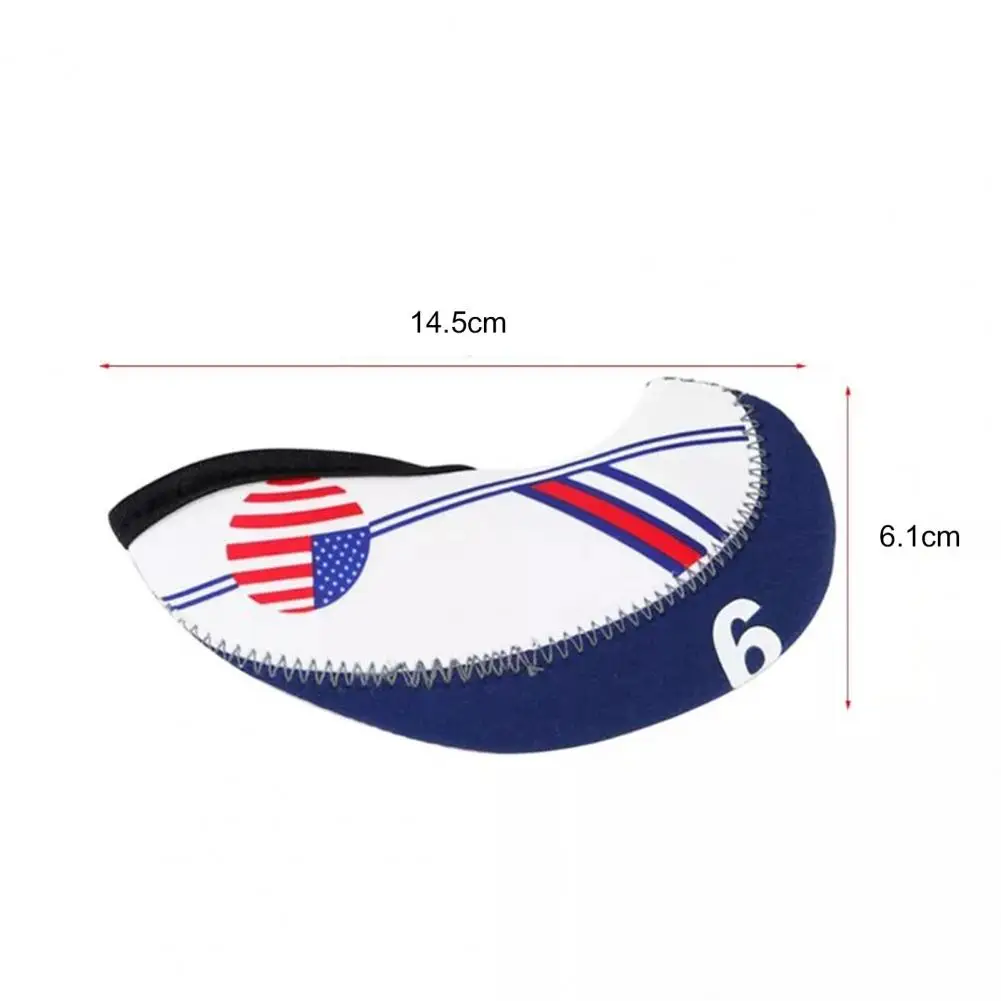 

10Pcs Portable Wear-resistant Golf Ball Rod Head Protective Case Sport Accessory
