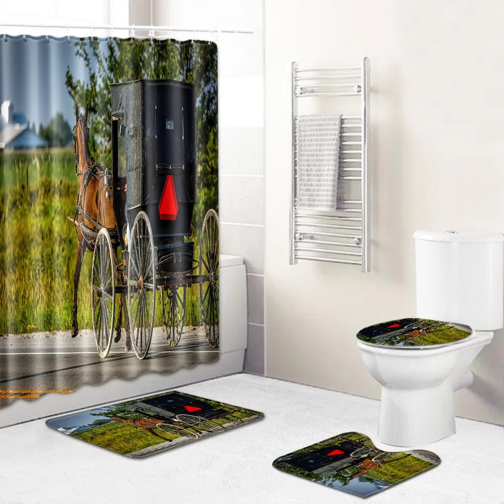 Kopen Badkamer Antislip Mat Douchegordijn Combinatie Tapijt Badkamer Tapijt Set Badmat