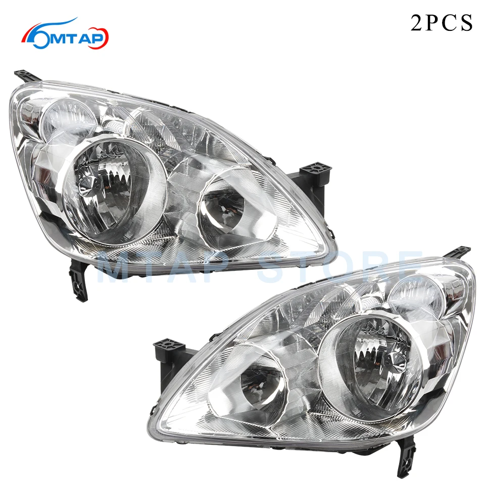MTAP 2 шт. головной свет лампы светильник для Honda CRV RD5 RD7 2005 2006 бампер передний sub-assy