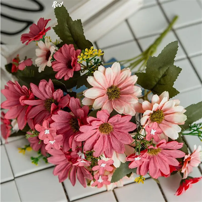 Большой искусственный подсолнух Шелковый цветок для свадьбы повторное