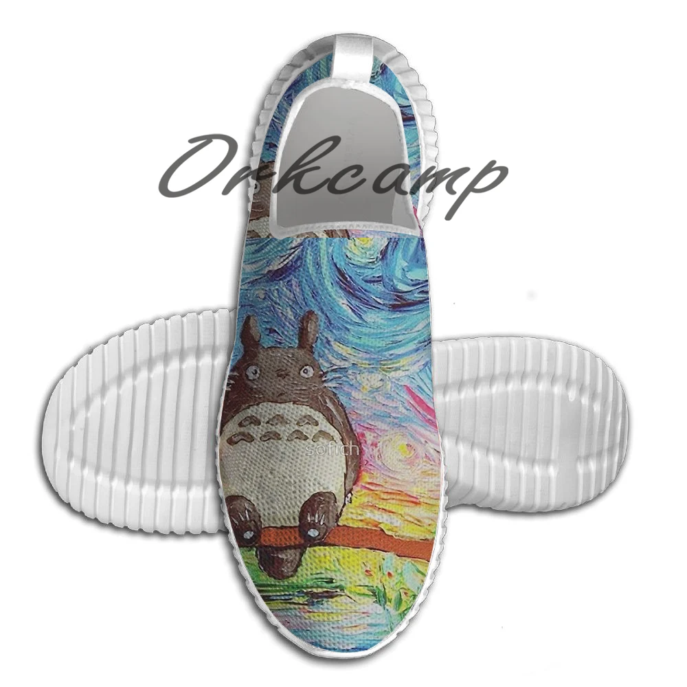 Спортивные беговые кроссовки Totoro прогулочная обувь дышащая сетчатая для