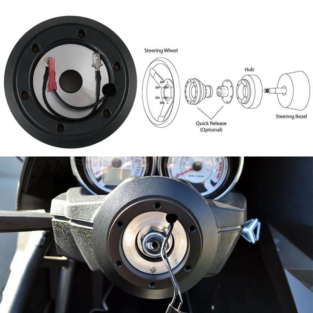 

Car Short Hub Adapter for Honda Civic Accord Prelude Odyssey Acura CL Steering Wheel Hole Diameter 70mm