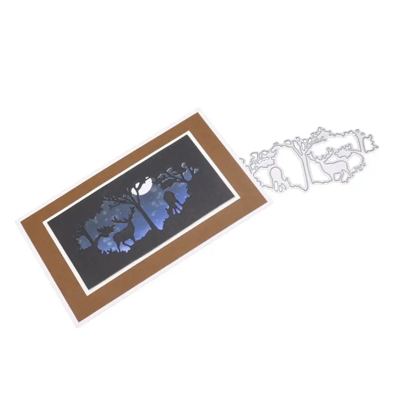 Металлические Вырубные штампы с изображением леса|Вырубные штампы| |