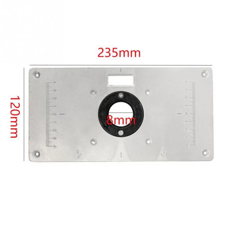 Алюминиевый сплав с 4 кольца со вставками практичный фрезерный стол пластина для