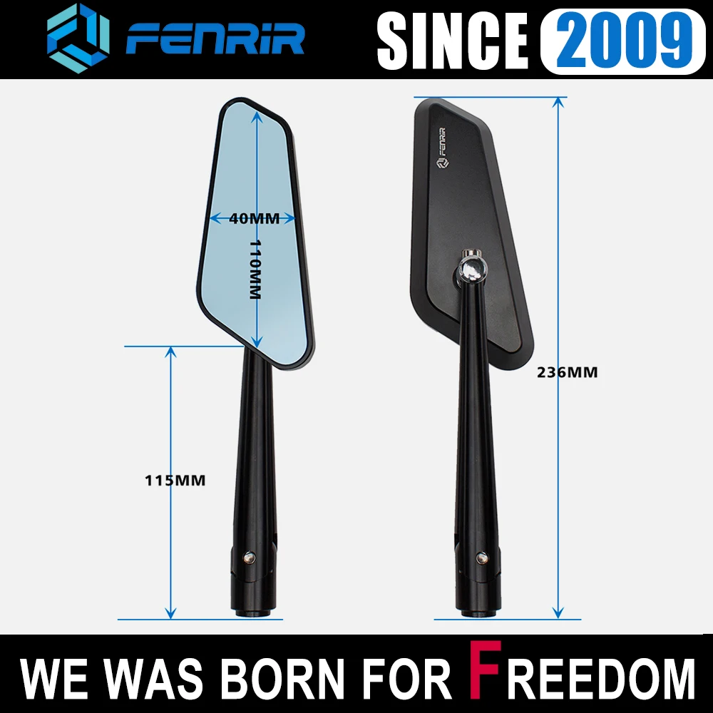 Зеркало мотоциклетное FENRIR для suzuki GSR250 GSX400 GSR400 SV400 SV650 GSR750 honda benelli Yamaha KTM triumph ducati