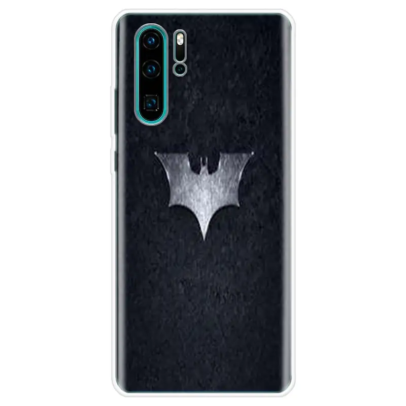 Чехол для телефона huawei P30 модный крутой мягкий чехол с Бэтменом P20 P10 Lite Pro P Smart Z 2019