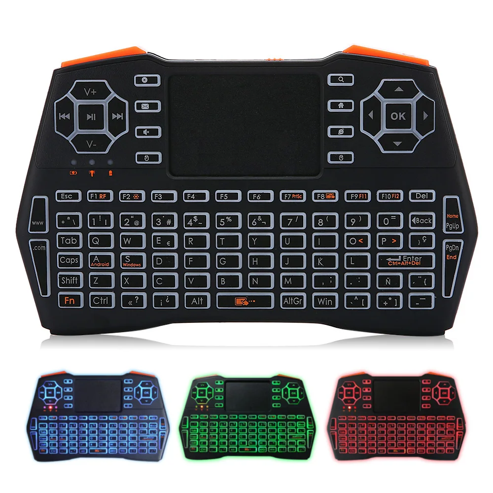 2 4 г воздушная мышь с аккумулятором трехцветная Подсветка мини Беспроводной