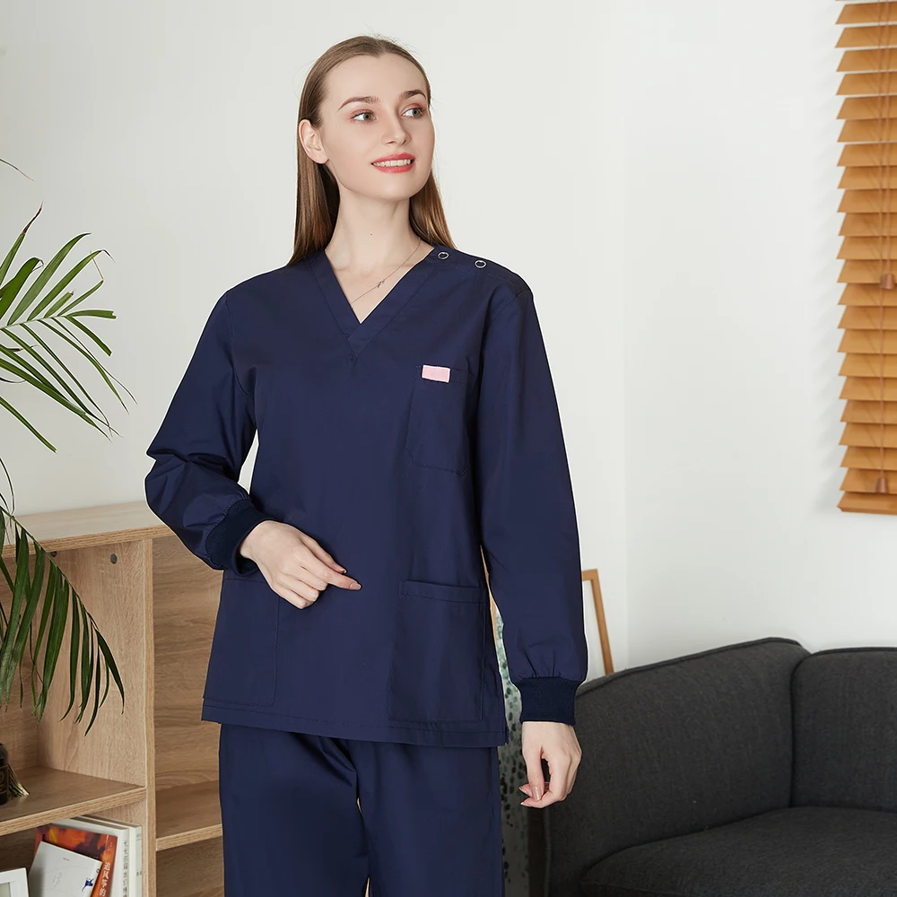 Зимнее платье с длинными рукавами на каждый день равномерное v-образным вырезом