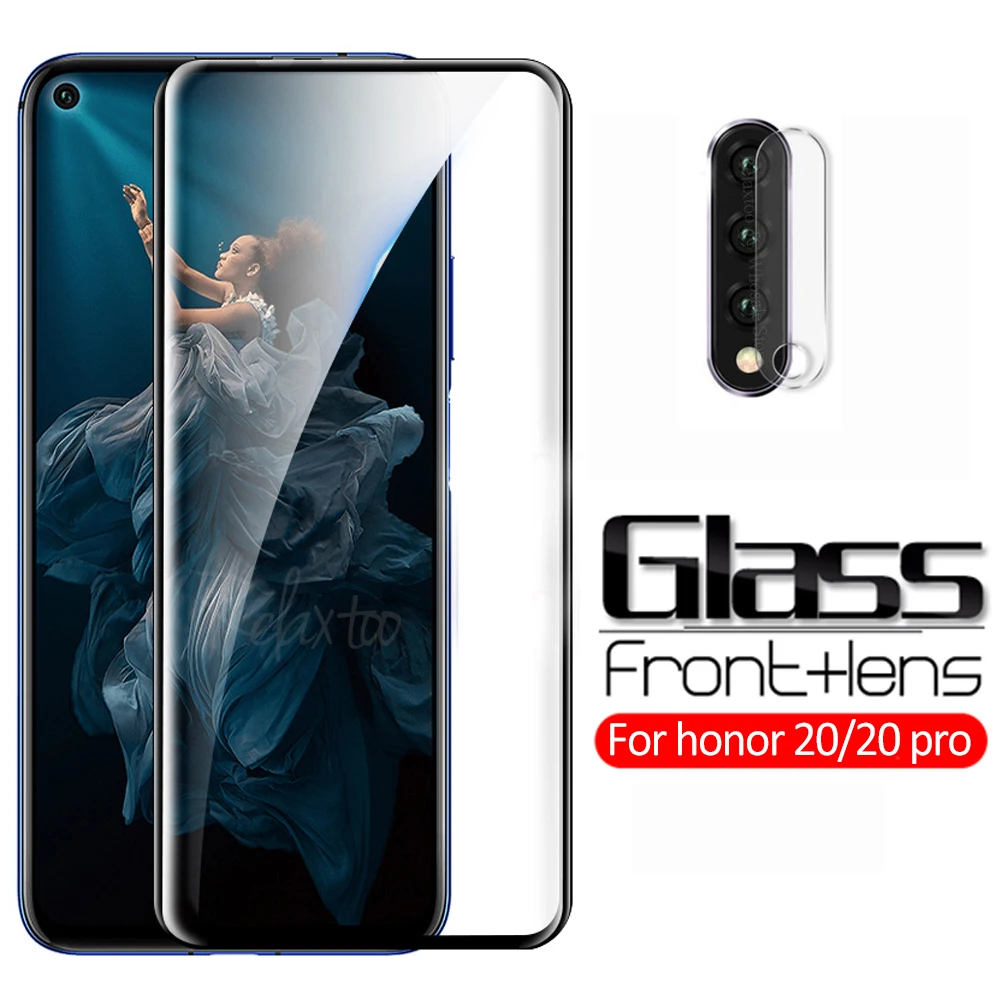 Защитное стекло для экрана и объектива камеры Honor 20 1 2 шт|Защитные стёкла плёнки
