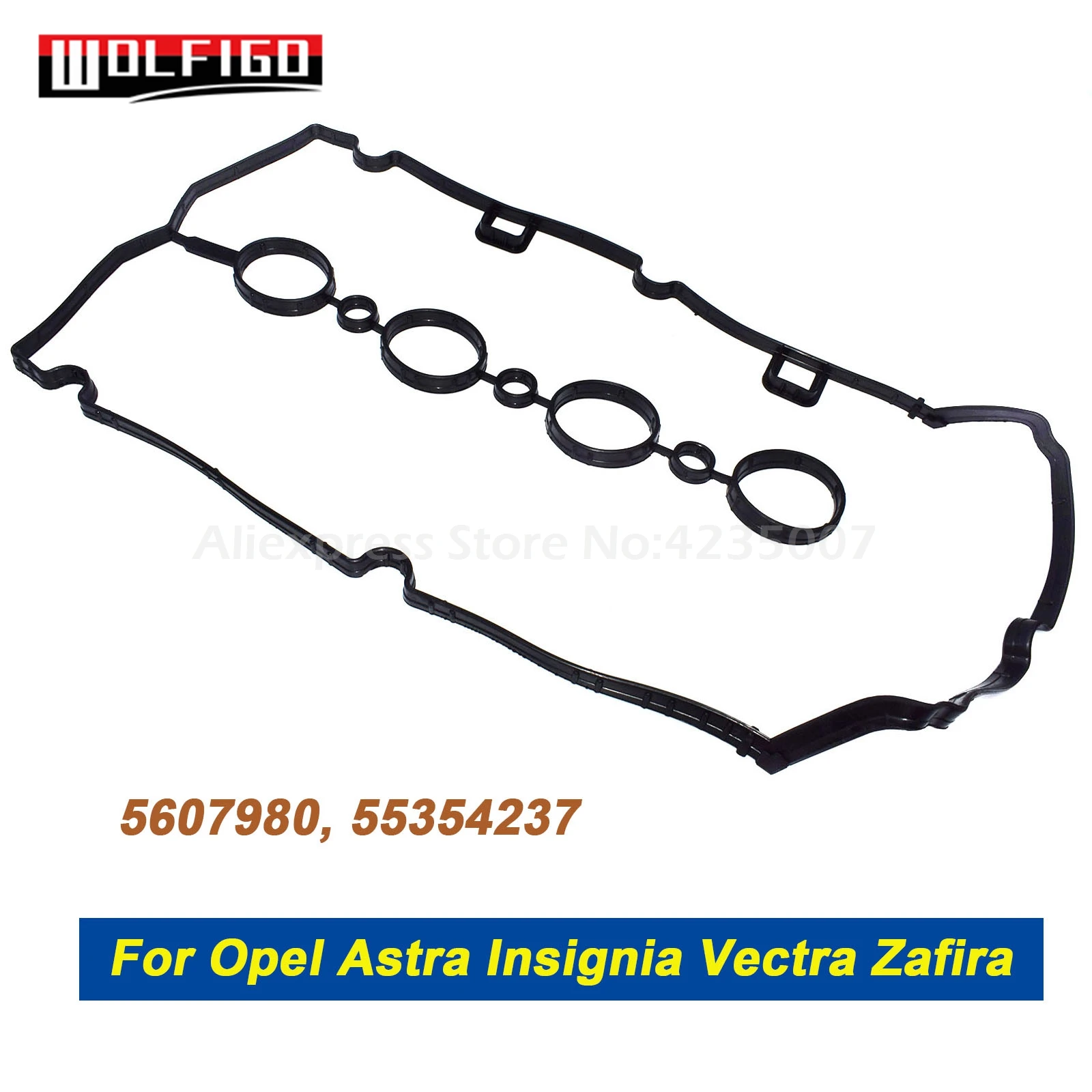 WOLFIGO для Chevrolet Aveo Cruze Sonic G3 Astra 2008- 55354237 прокладка клапанной крышки новая