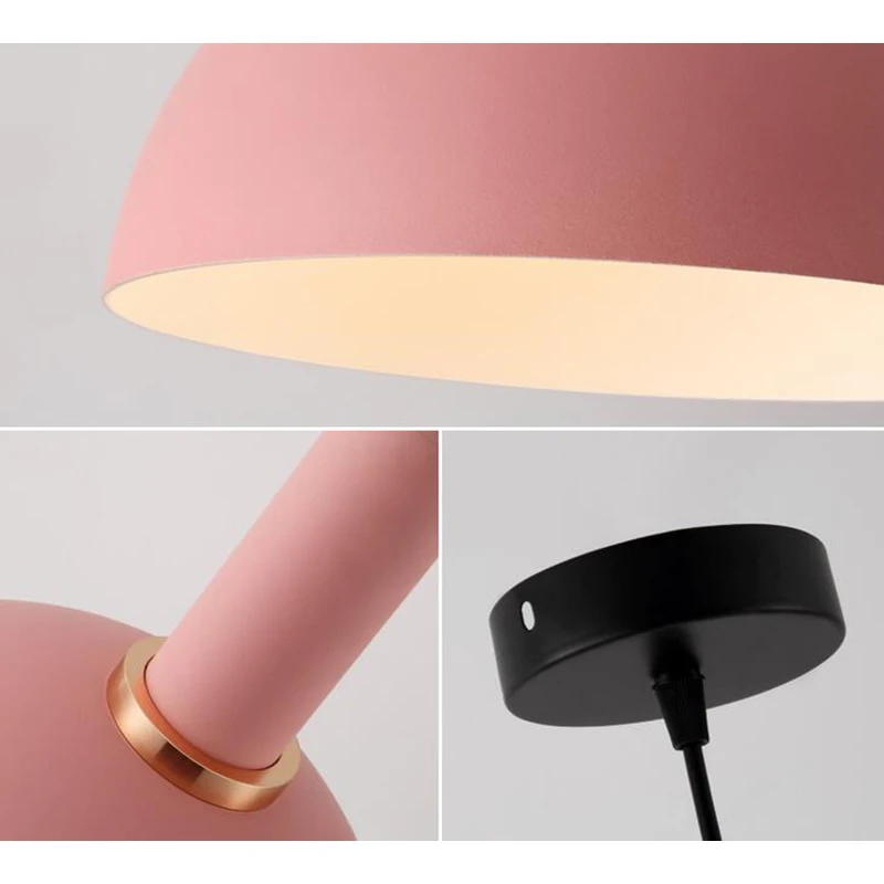Северная Европа светодиодный подвесной светильник Минималистский Макарон