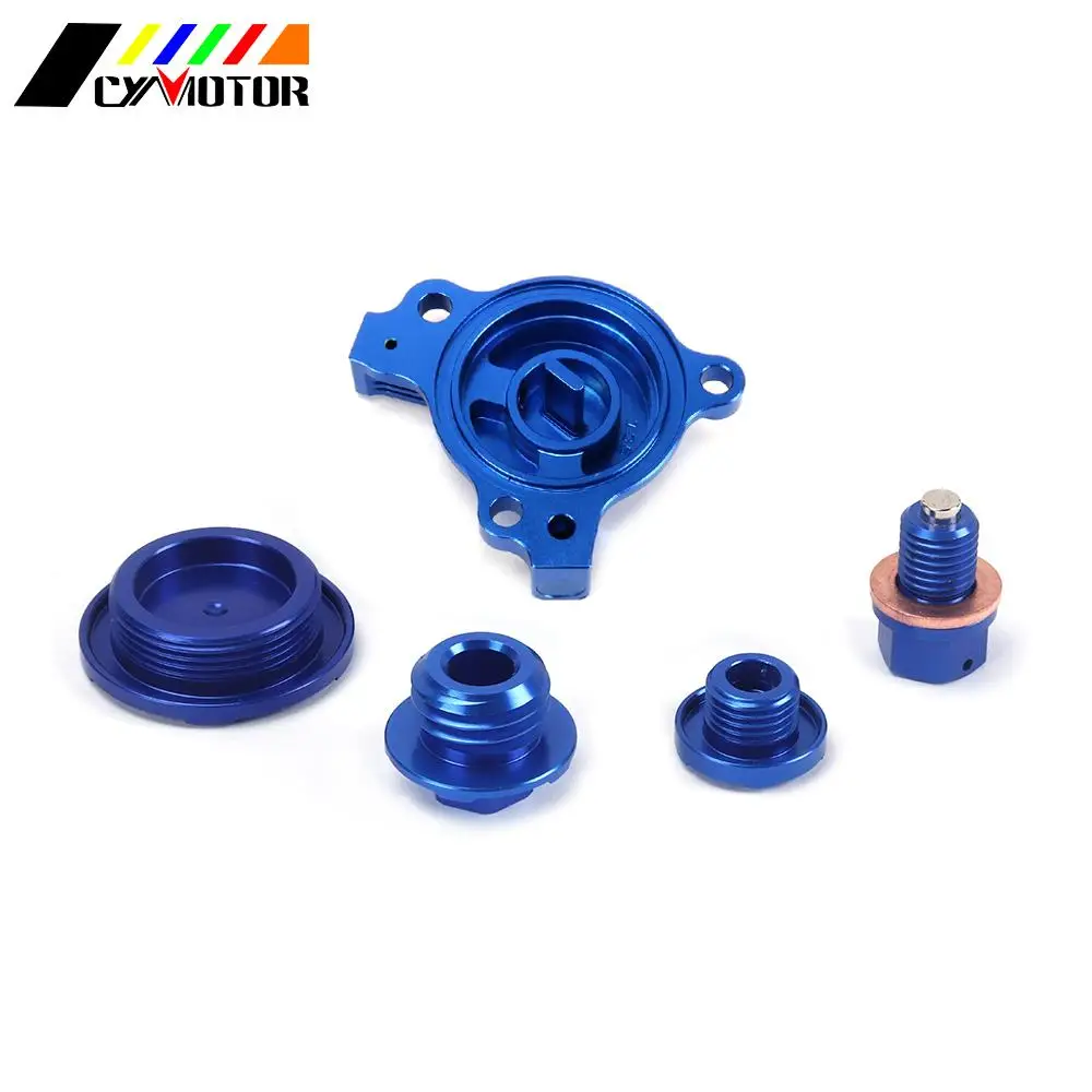 Motorcycle CNC Aluminum Guard Cap Timing Oil Filter Screw Bolt For YAMAHA YZ250F YZ450F YZ 250F 450F 2003-2010 2011 2012 2013 | Автомобили