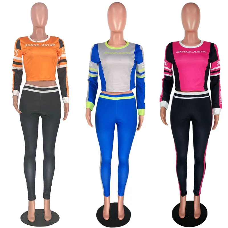 

Club Outfits for Women Clothing Two Piece Set Matching Sets Winter Clothes Sweat Suits Sexy Letter Tops Wholesale Dropshipping