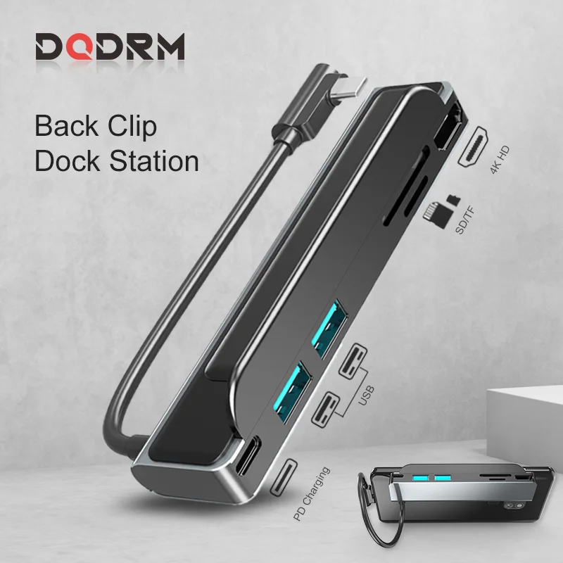 

Док-станция для ноутбуков Macbook Air M1 usb-хаб, usb-хаб, 3 0, Usb Type-C, Pd, Hdmi, 4K, с адаптером питания