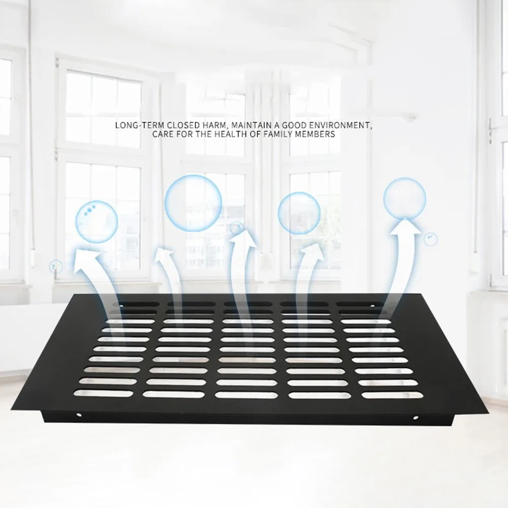 Черные вентиляционные отверстия из алюминиевого сплава перфорированный лист с