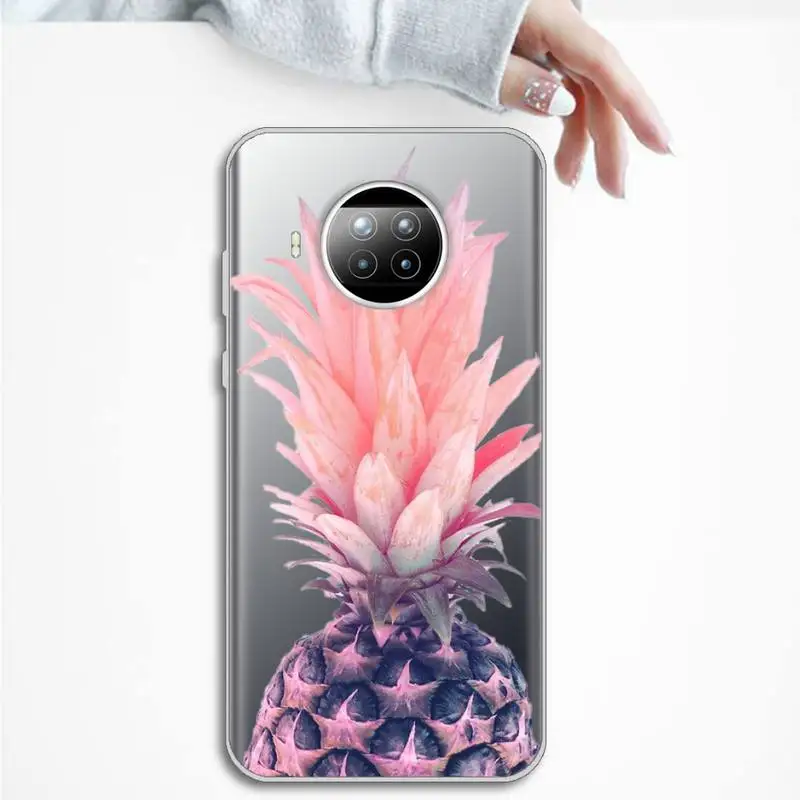 

pineapple Phone Case Transparent Clear for Xiaomi Redmi note 10 t 8 9 pro lite 11