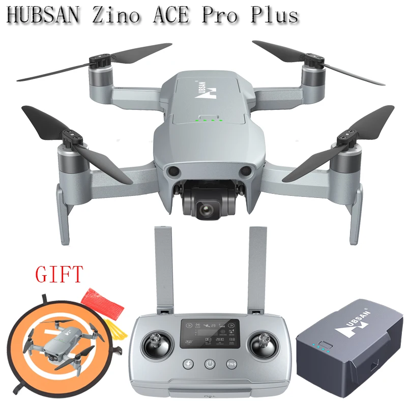 

Hubsan ACE Pro Drone with 4K 30FPS Camera GPS Brushless Motor 3800mAh Max Flight Time 35min 10KM Transmission 3-Axis Gimbal