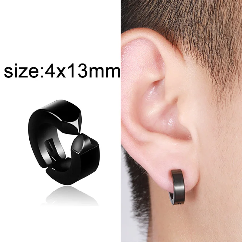 1Piece Stainless Steel Ear Clip Earrings For Women/Men Fashion No Ear Hole Earring Trendy Simple Style Boys and Girls Best Gifts images - 6