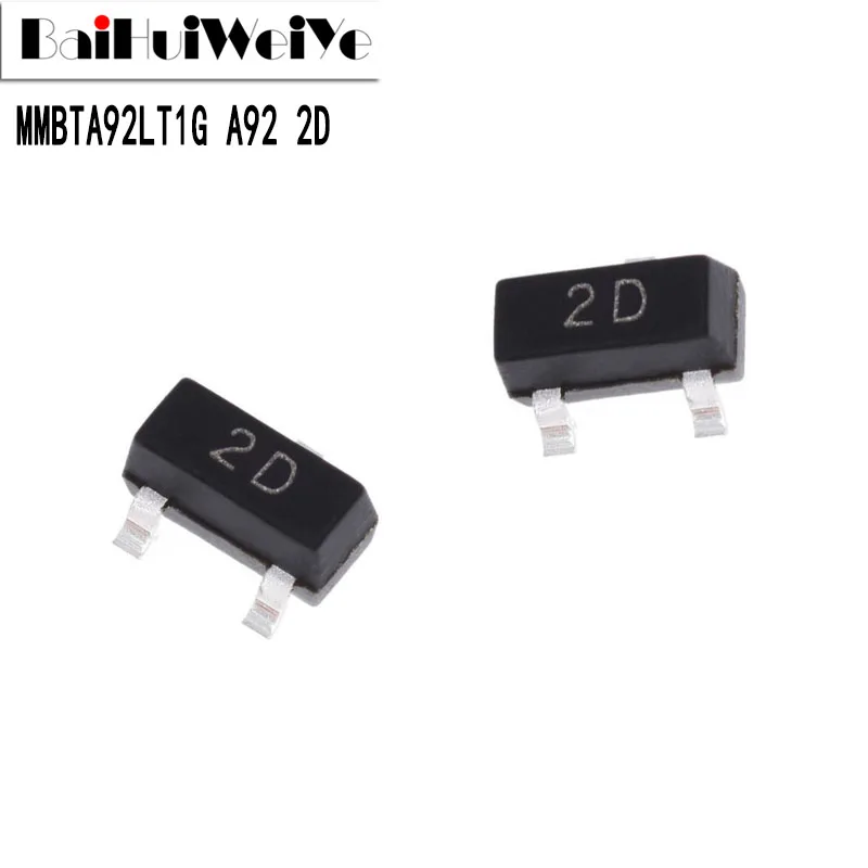 

100PCS/LOT MMBTA92LT1G MMBTA92 SOT23 92 A92 2D SOT-23 SOT SMD Transistor New Original Good Quality Chipset