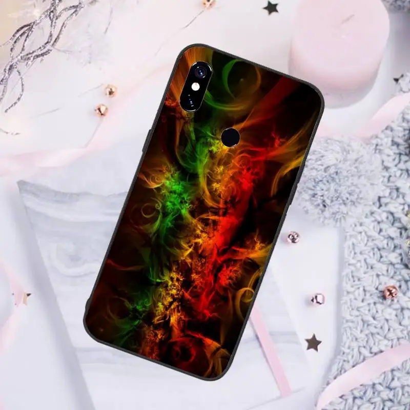 

Aesthetic colorful flame Phone Case For Xiaomi Redmi note 7 8 9 pro 8T 9S Mi Note 10 Lite pro