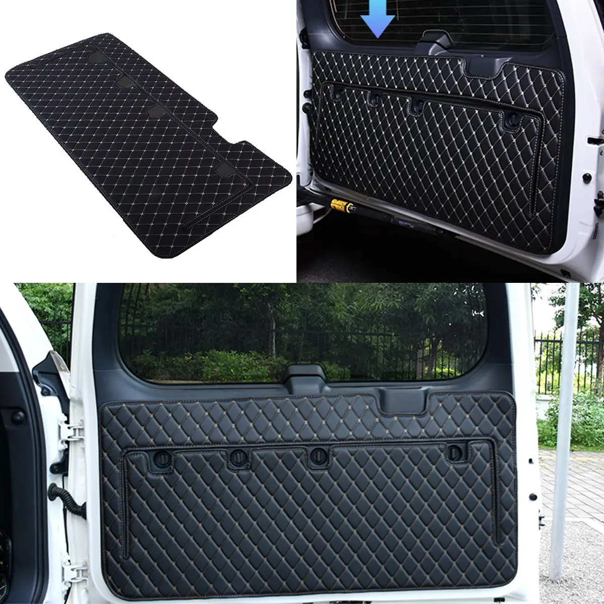 3D Cargo Rear Trunk Tailgate Tail Gate Door Mat Cover Floor Mud Pad Kick For Toyota Land Cruiser Prado 150 2010 - 2021 | Автомобили и