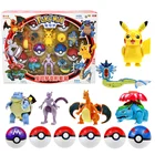 Экшн-фигурки Takara Tomy Pokemon, игрушки-трансформеры, Пикачу, модели кукол для детей, рождественские и новогодние подарки