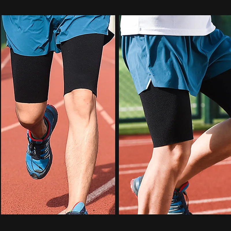 

1pcs Men Women Compression Thigh Sleeve Adjustable Leg Brace Support Wraps for Sports Running Basketball ASD88