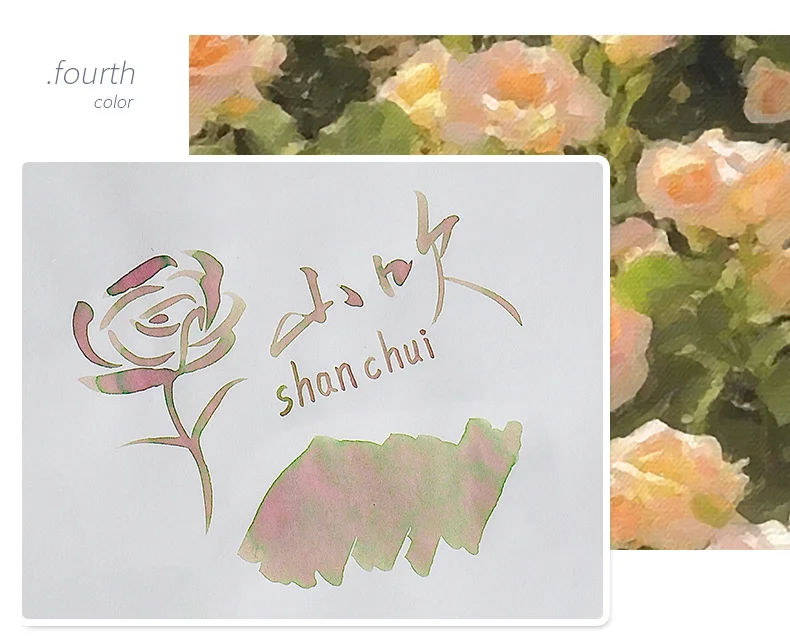 30ml Morandi Chromatography Color Ink Non Carbon Without Blocking Pen Painting Drawing Writing Pen Ink