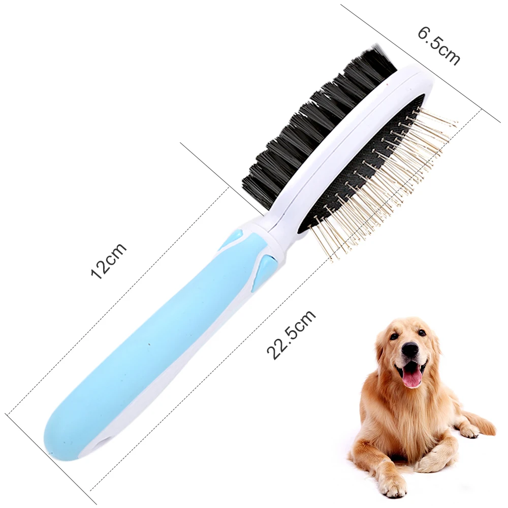 

Cat ABS Pet Dog Combs Hair Remover Dog Cat Brush Removable Grooming Tools Trimmer Soft Pet Combs For Dog