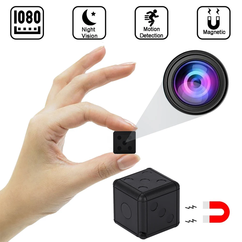 1080P HD мини видеокамера микро камера ночное видение запись детектора движения