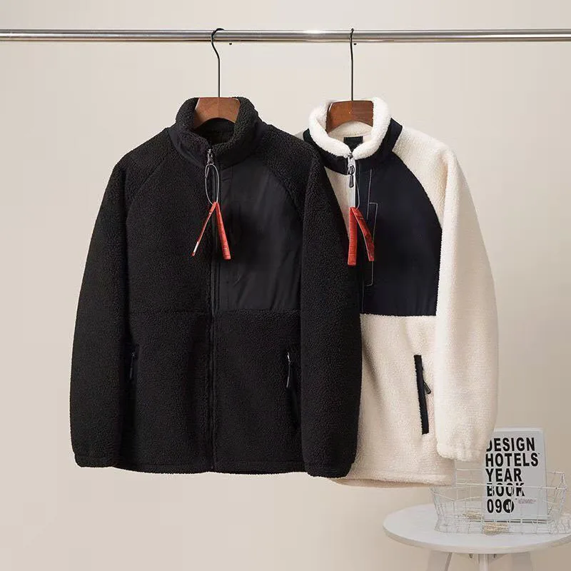 Зимняя мужская куртка новый тренд флисовое толстое пальто с вышивкой кашемир