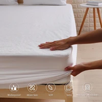 bed cover cotton terry matress cover 100 waterproof breathable mattress protector bed anti mite mattress pad cover for mattress