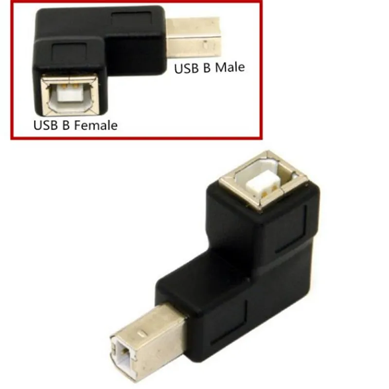 Адаптер для принтера под углом 90 градусов USB B Revolution 2 0 BM адаптер BF поддерживает